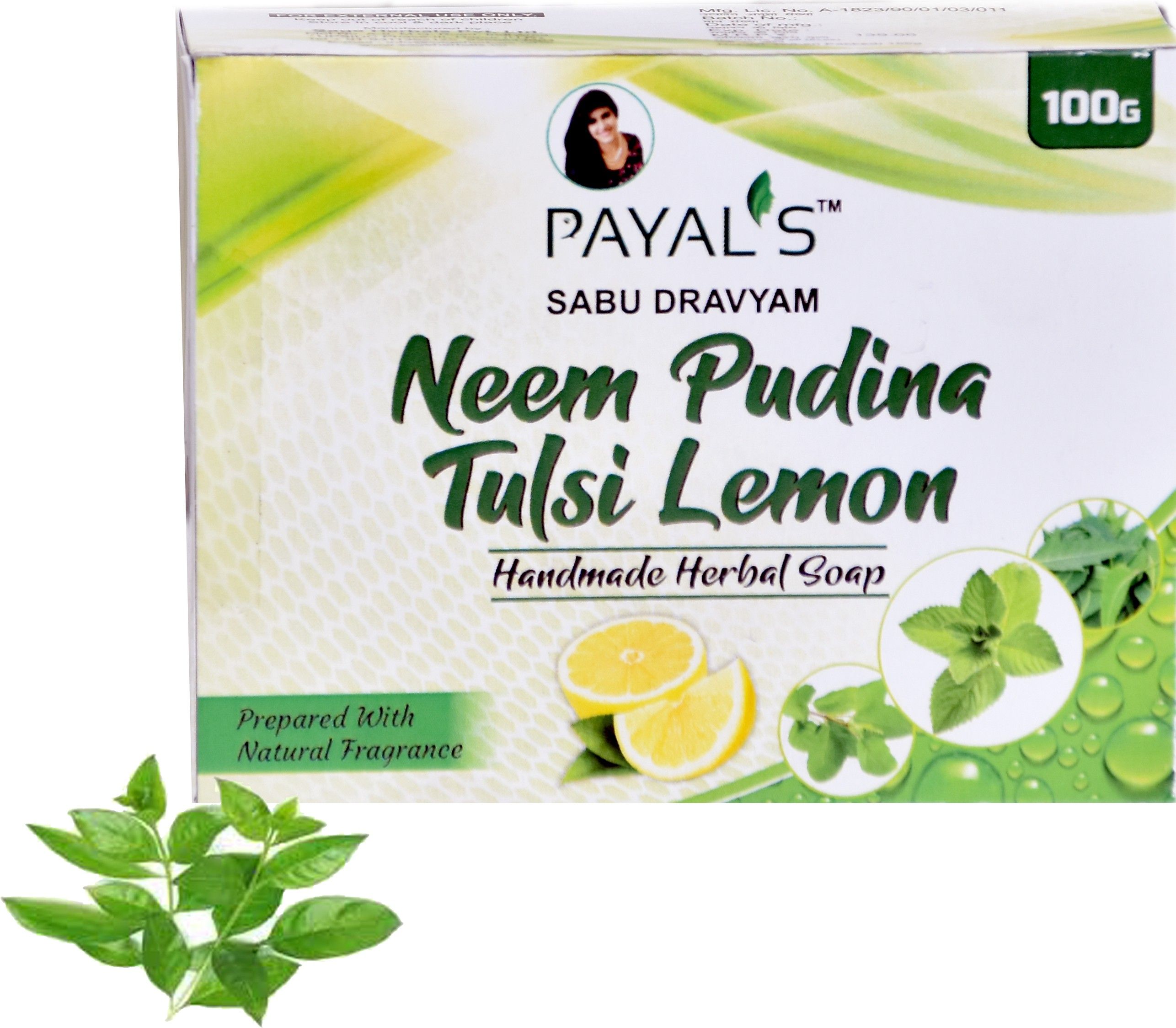 payal's Herbal Soap - Neem Pudina Tulsi Lemon-picture-15
