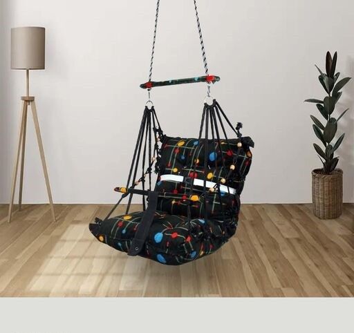 Cotton Baby Big Swing 1-5Year Folding & Washable With Safety Belt Indoor-Outdoor Swings