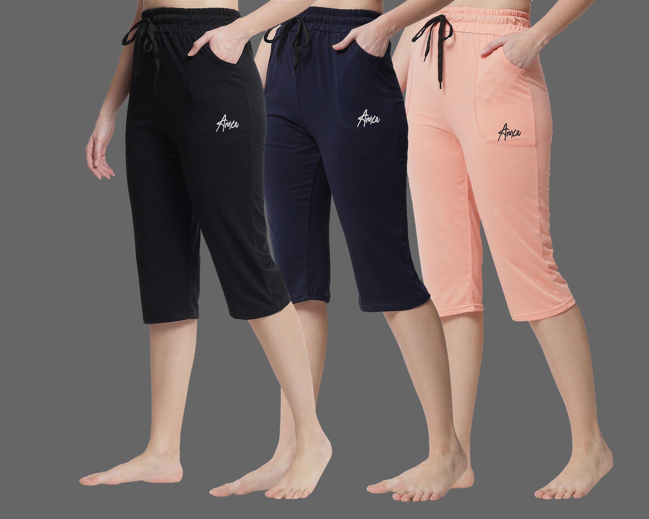 Women Multicolor Capri-image-44