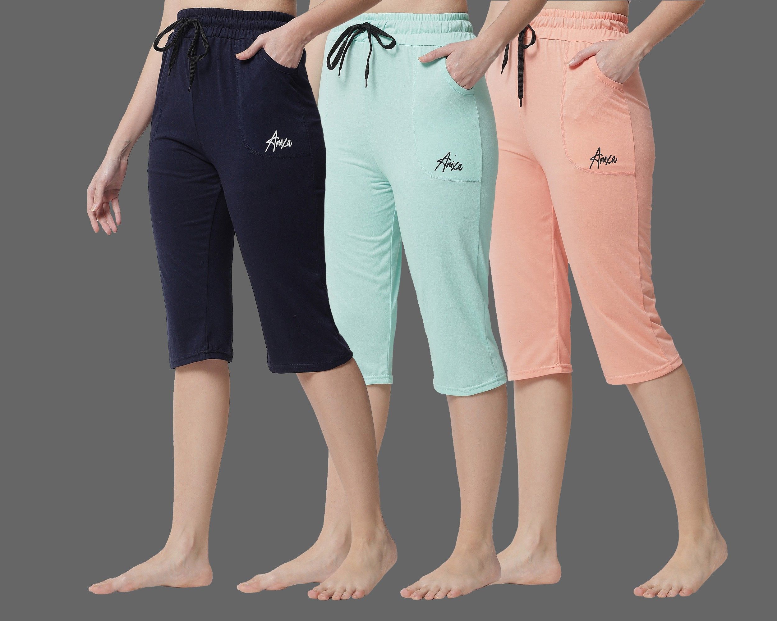 Women Multicolor Capri-image-42