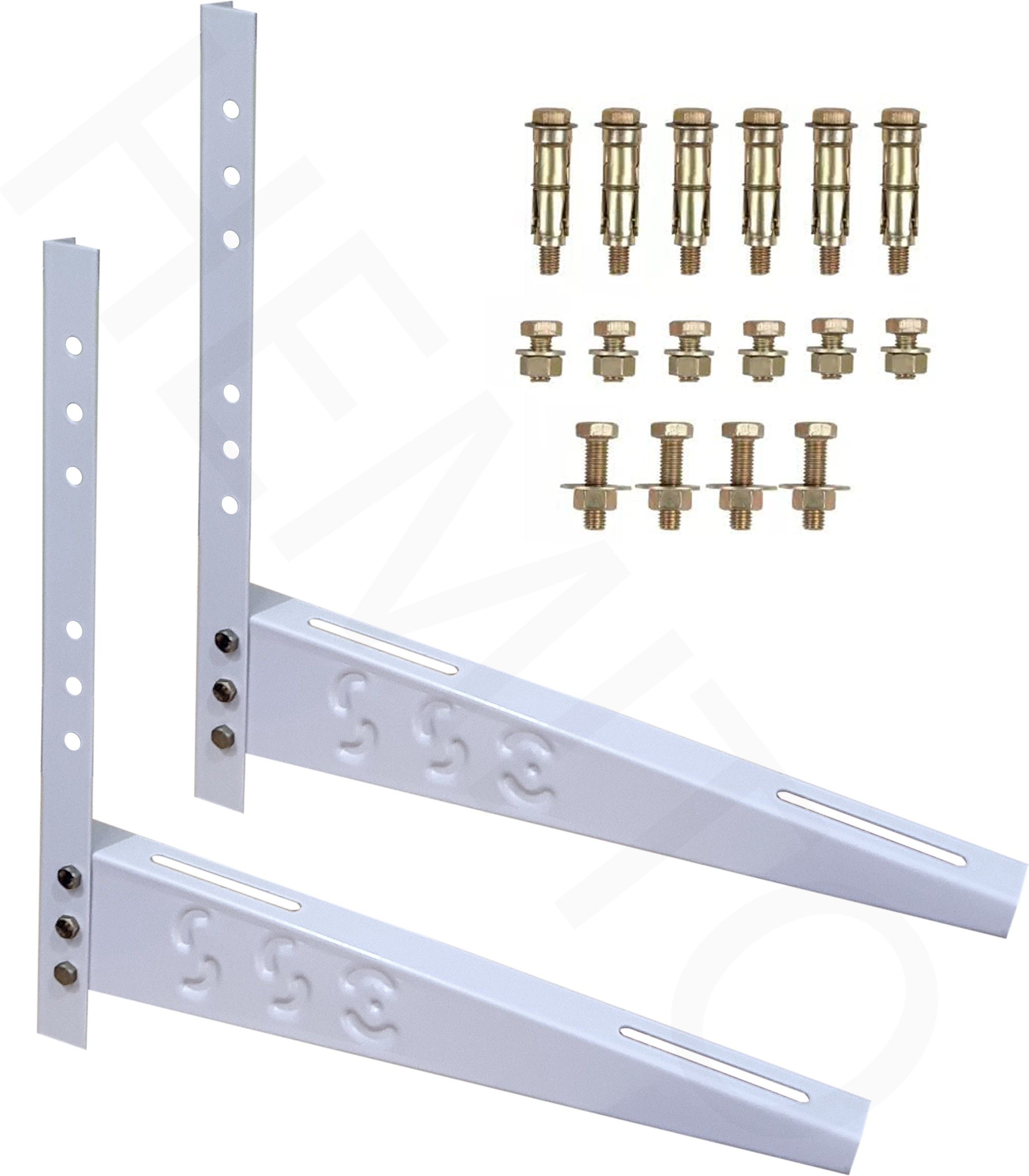 hemito Universal Heavy Duty Wall Mounted Split AC outdoor Stand 0.75, 0.8, 1, 1.1, 1.25, 1.5, 2 Ton Supported Shelf Bracket-picture-24