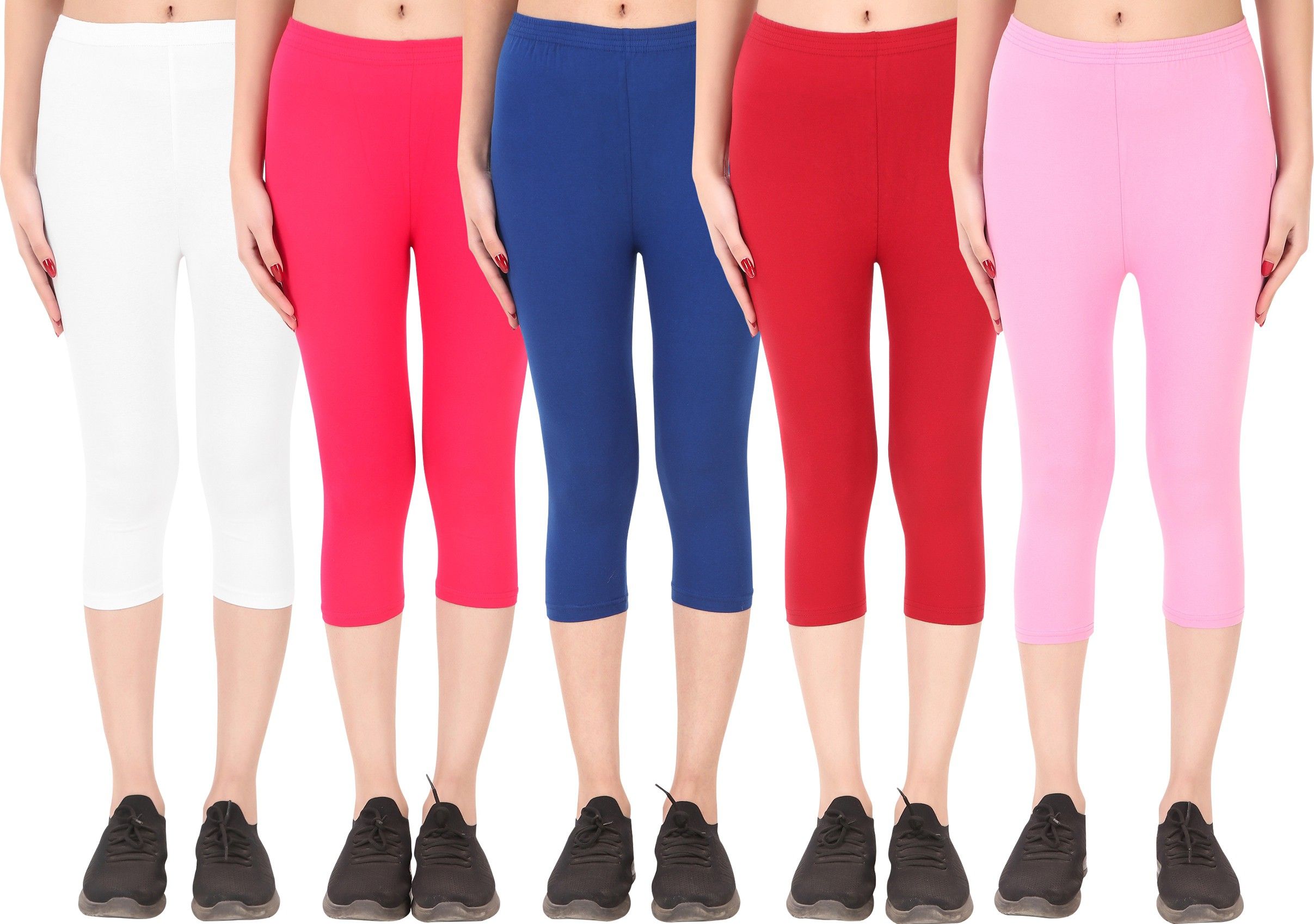 ayvina Cotton Lycra capri for women,capri for ladies,capri for girls Women Multicolor Capri-picture-38
