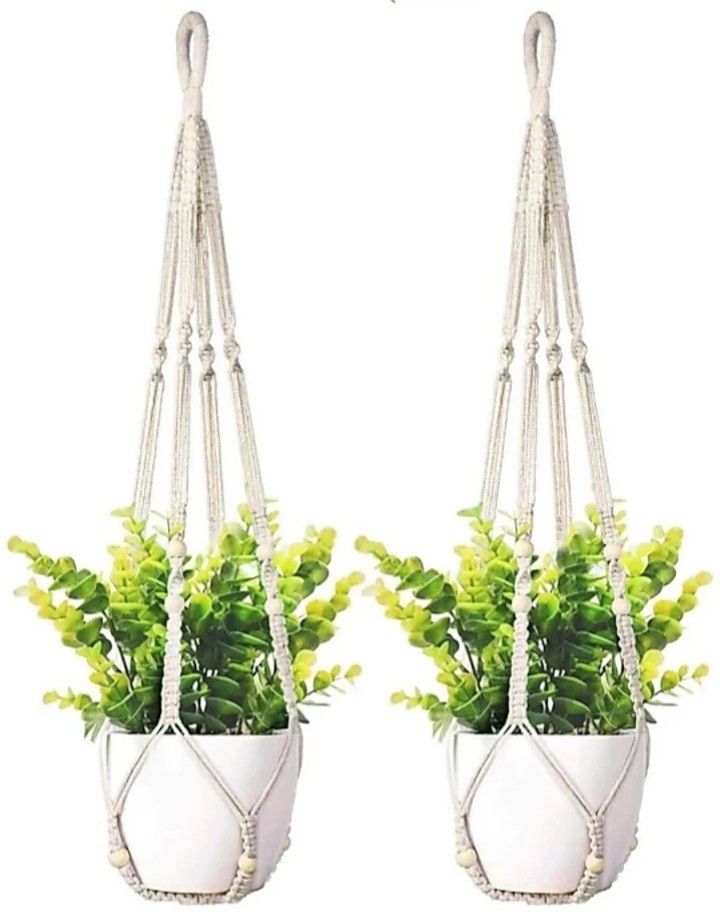 aain Macrame Plant Hangers Garden Gnome-picture-16