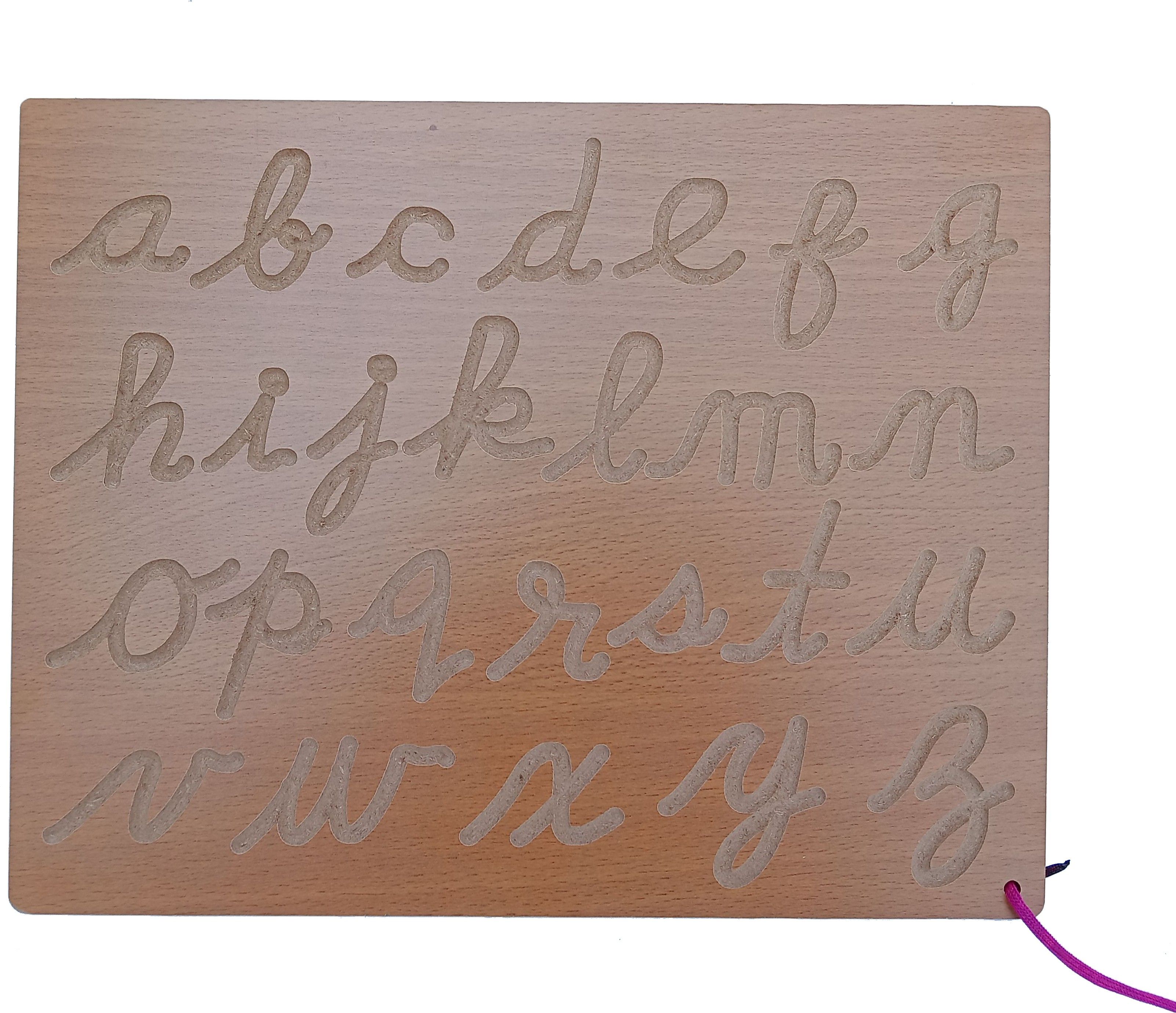Small Alphabet Cursive Writing Tracing Board-image-17