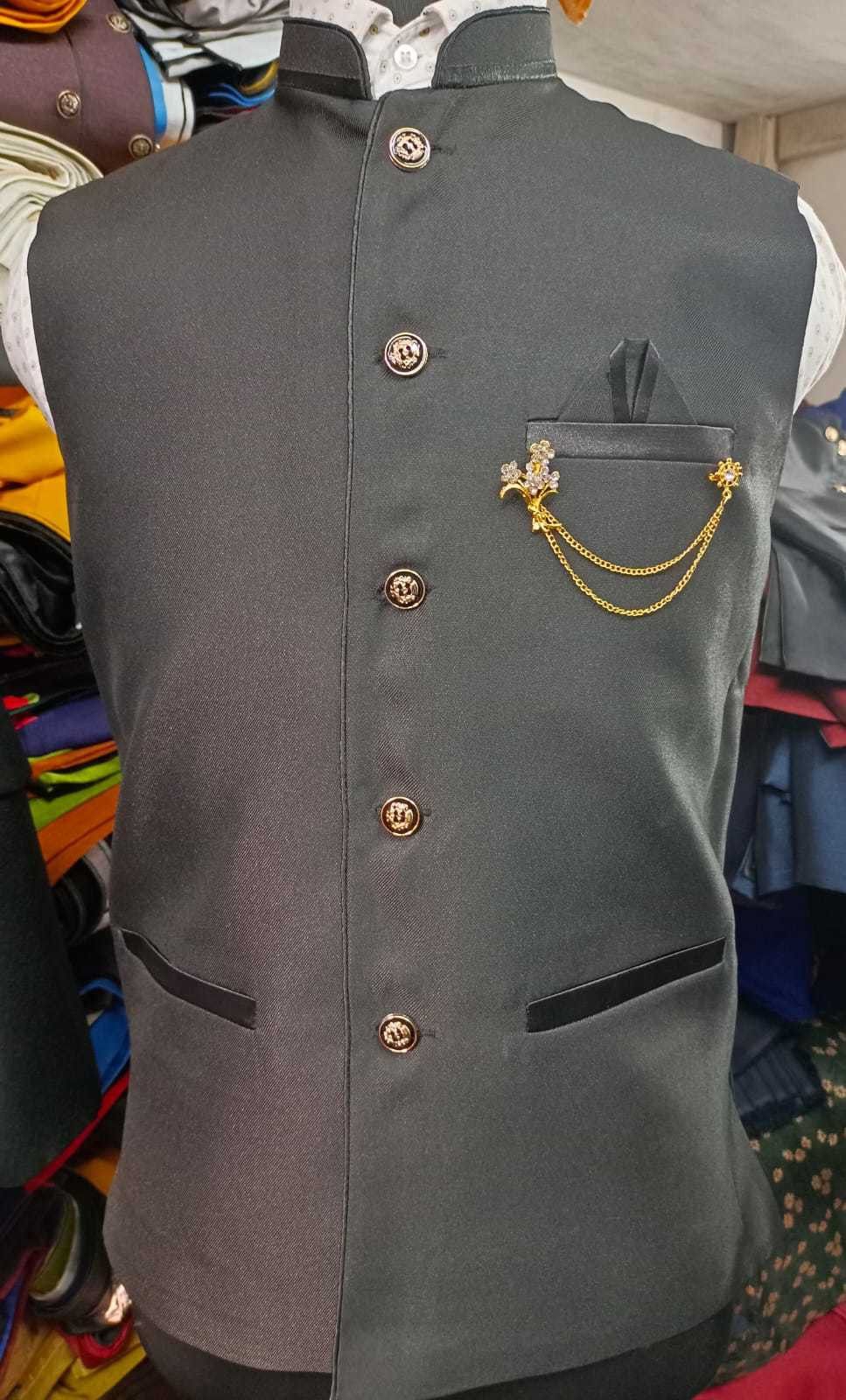 maksud ennterprise Self Design Men Waistcoat-picture-28