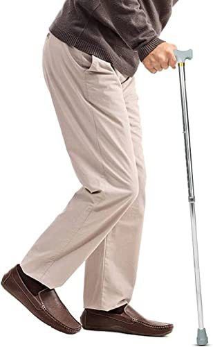 Premium Height Adjustable Walking Stick (Silver) Walking Stick-image-46