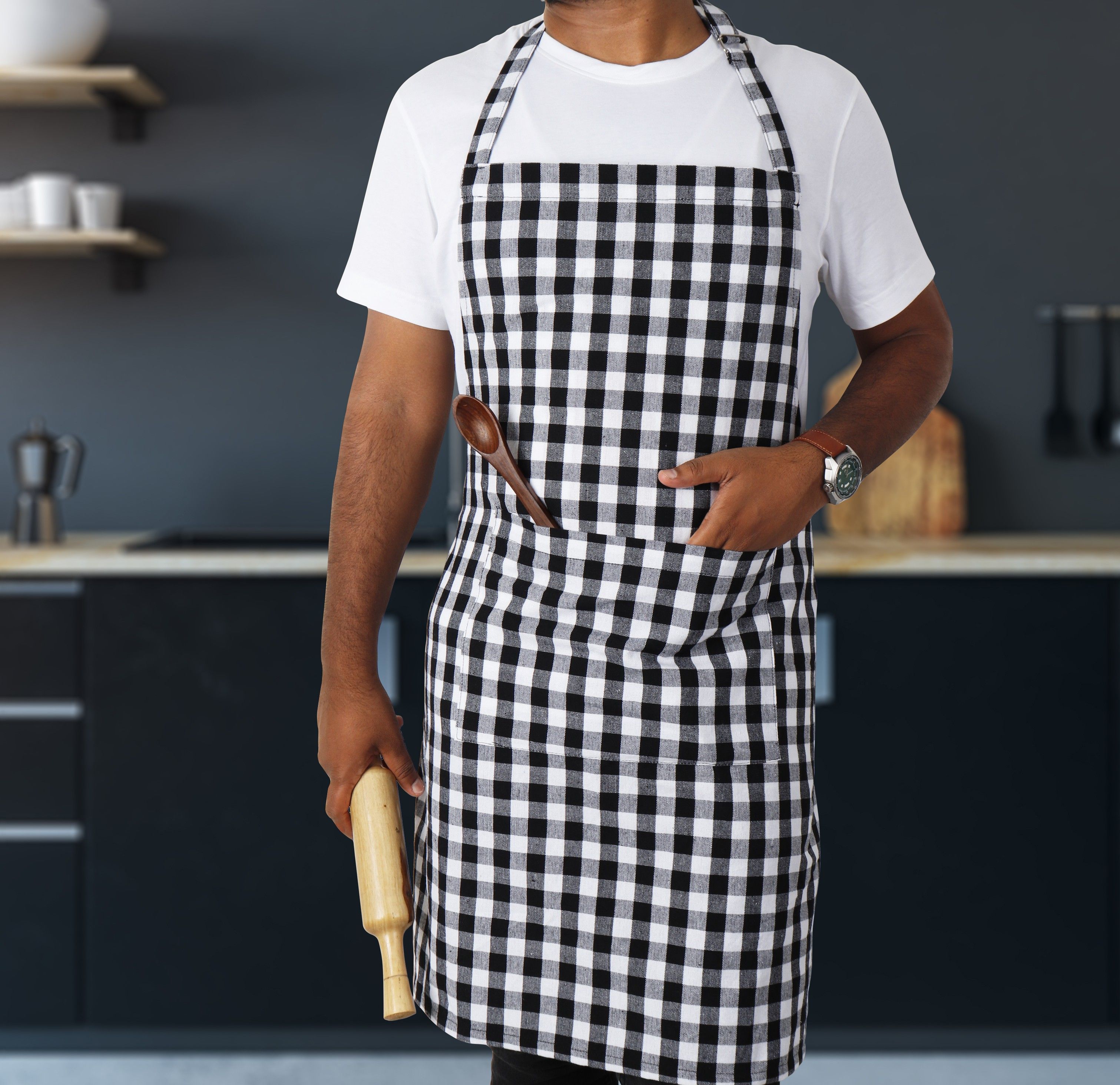 Cotton Home Use Apron - Free Size