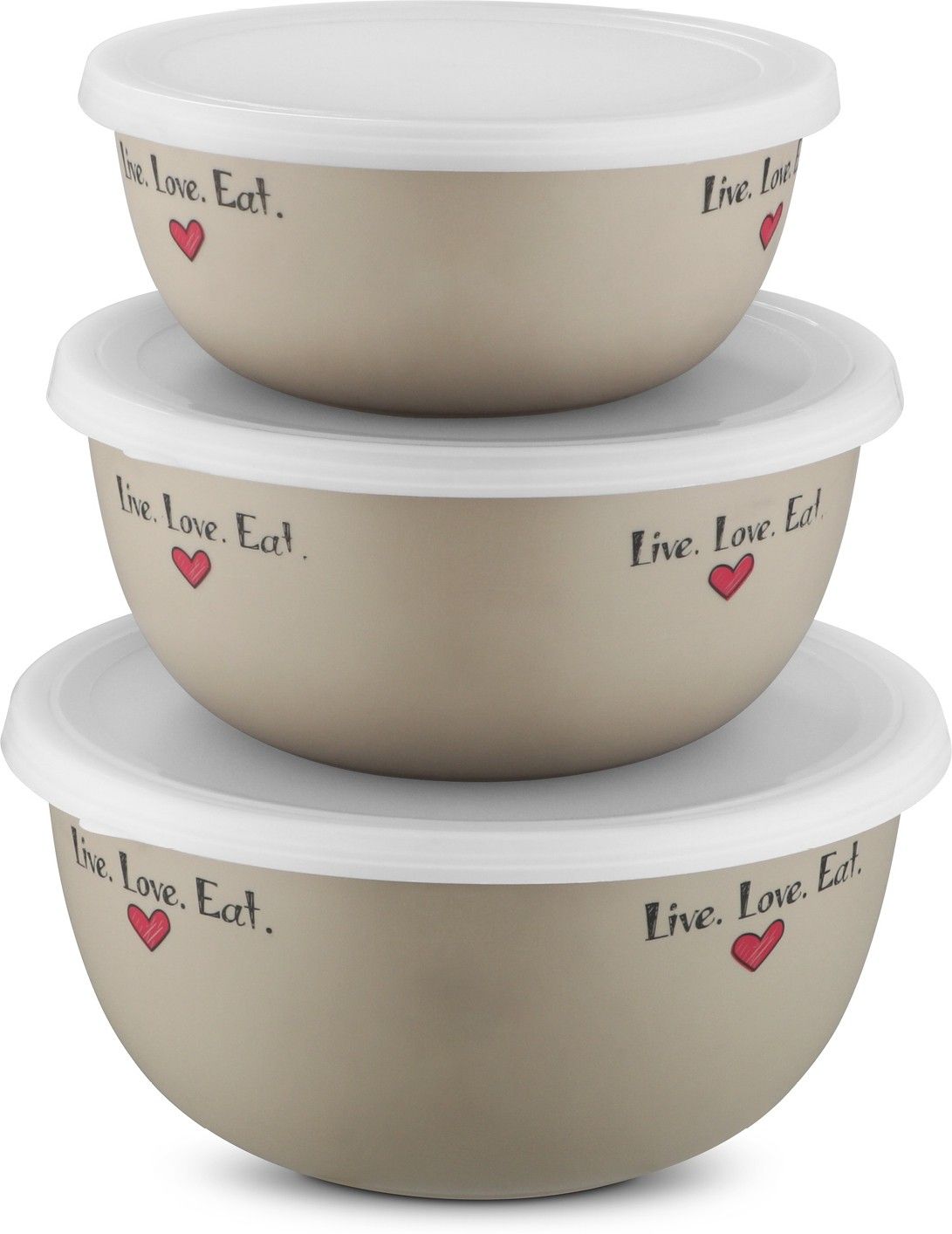 Stainless Steel Serving Bowl Flora Microwave