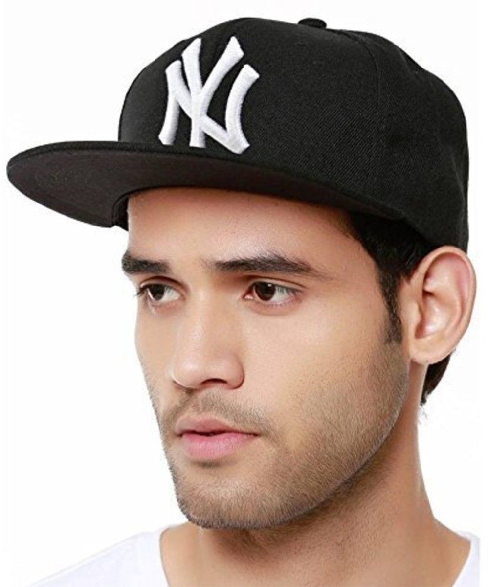 Embroidered Snapback Cap-image-39
