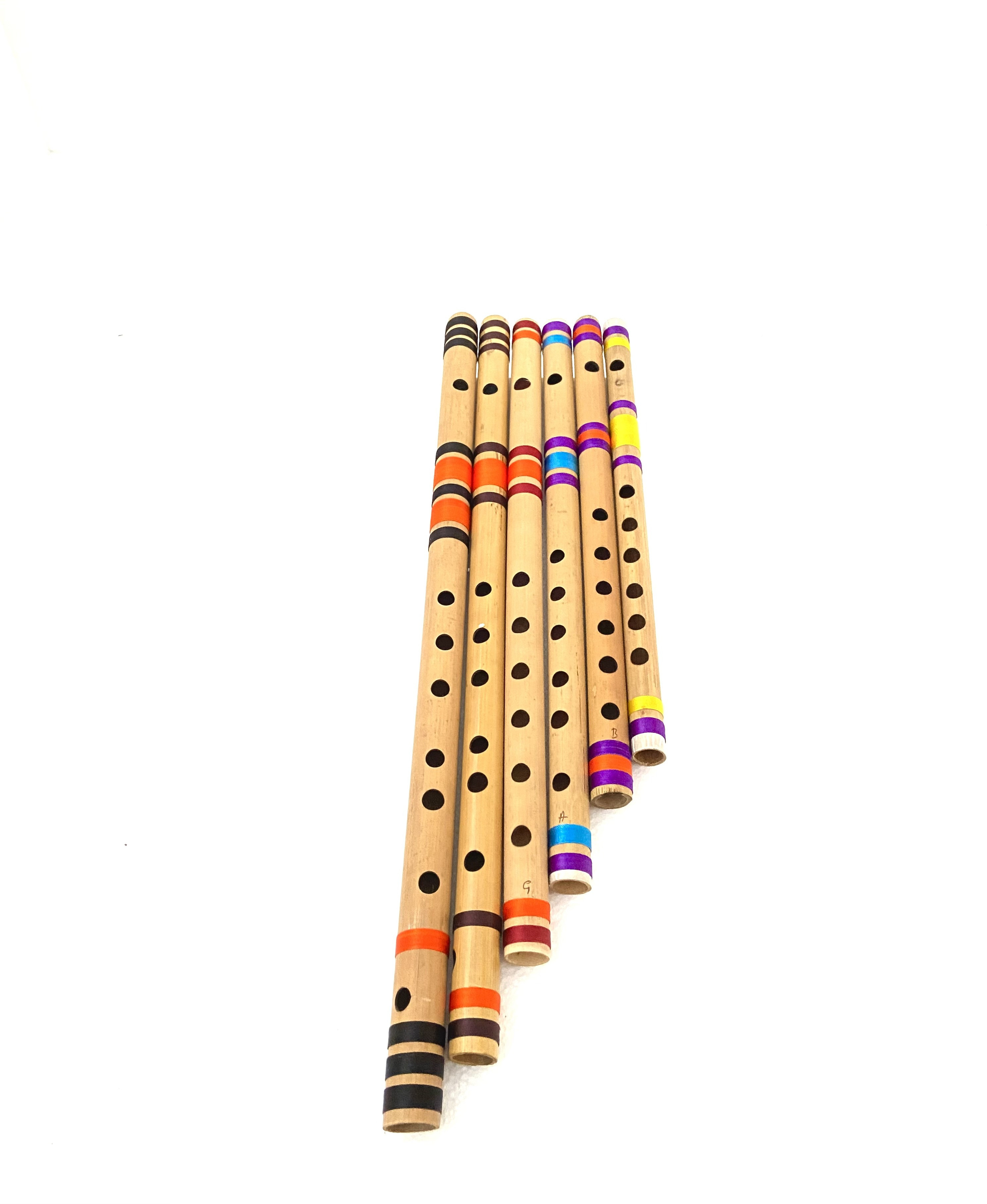 maga mart G Sharp C Sharp G Scale A Scale C Scale D Scale Six Pcs Set Bamboo Flute image 1