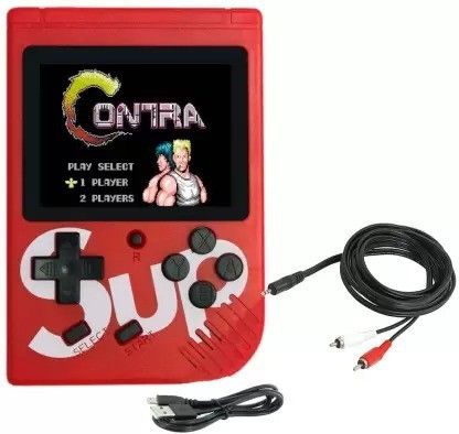 BSVR Newly 400 Games Super Mario 014 Gaming Console Portable and Best For Kids Game 8 GB with Super Mario, DR Mario, Mario, Contra, Turtles, Tank, Total 400 Games-picture-19