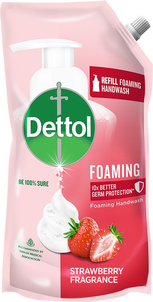 Dettol Foaming Handwash Refill, Strawberry