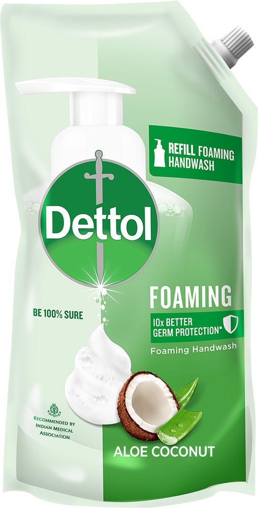 Dettol Foaming Handwash Refill, Aloe Coconut