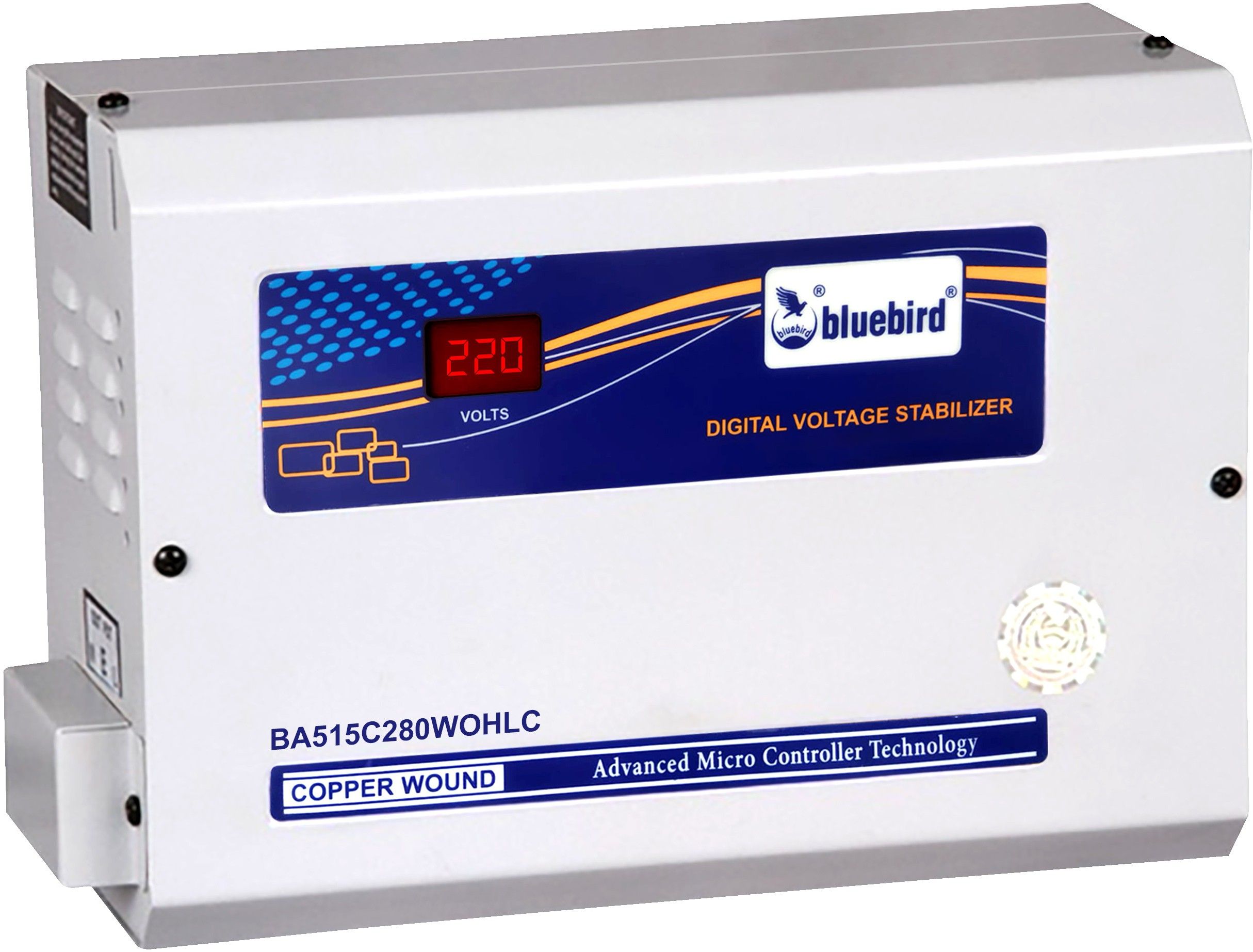 bluebird BA515C280WOHLC 5 KVA Digital Voltage Stabilizer With Out HLC ( 150-280 V) Copper Wound-picture-20