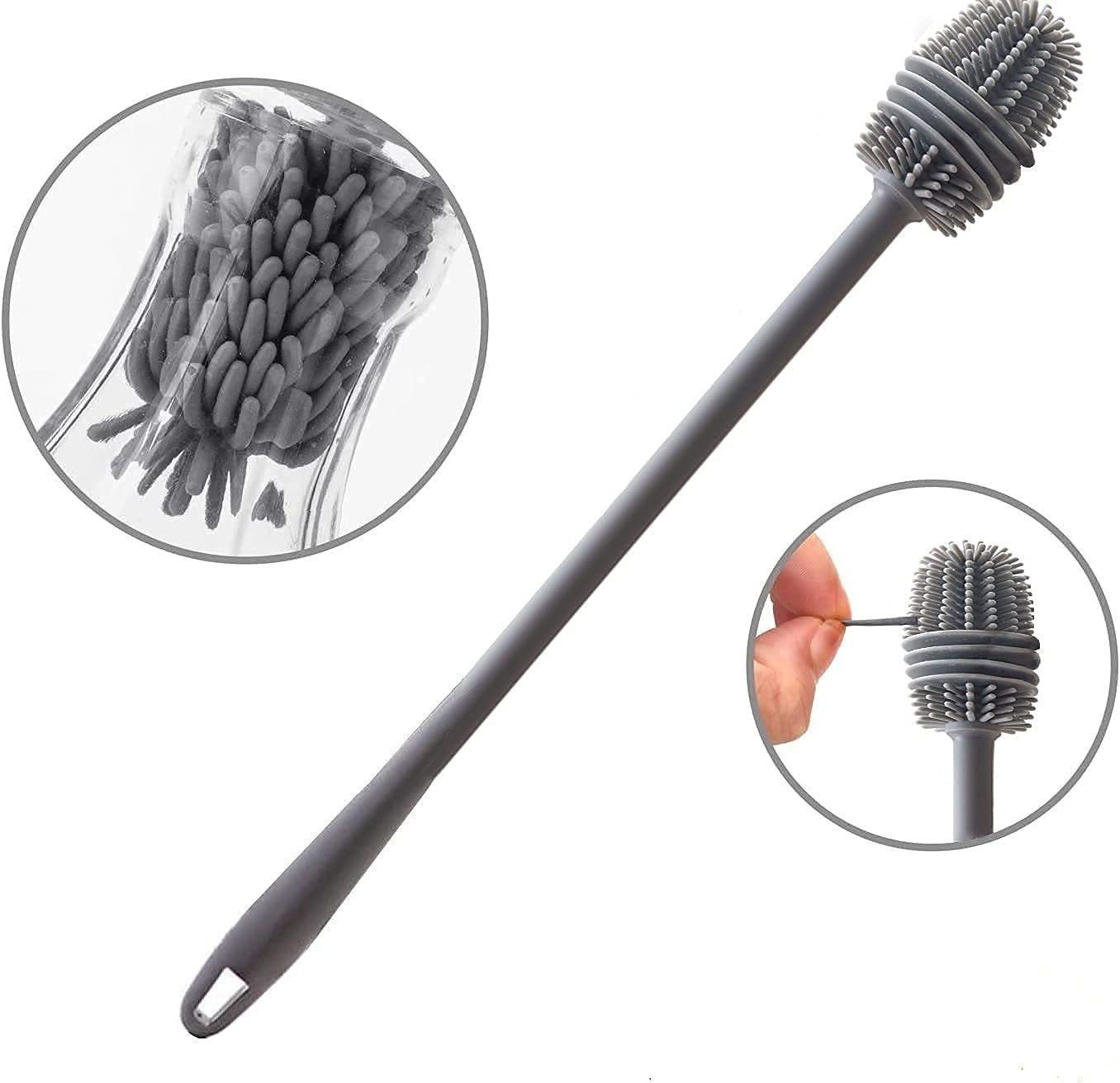 sedoka Silicon Brush for Water Bottles Flask Long Handle Bottle Cleaning Brush-picture-44