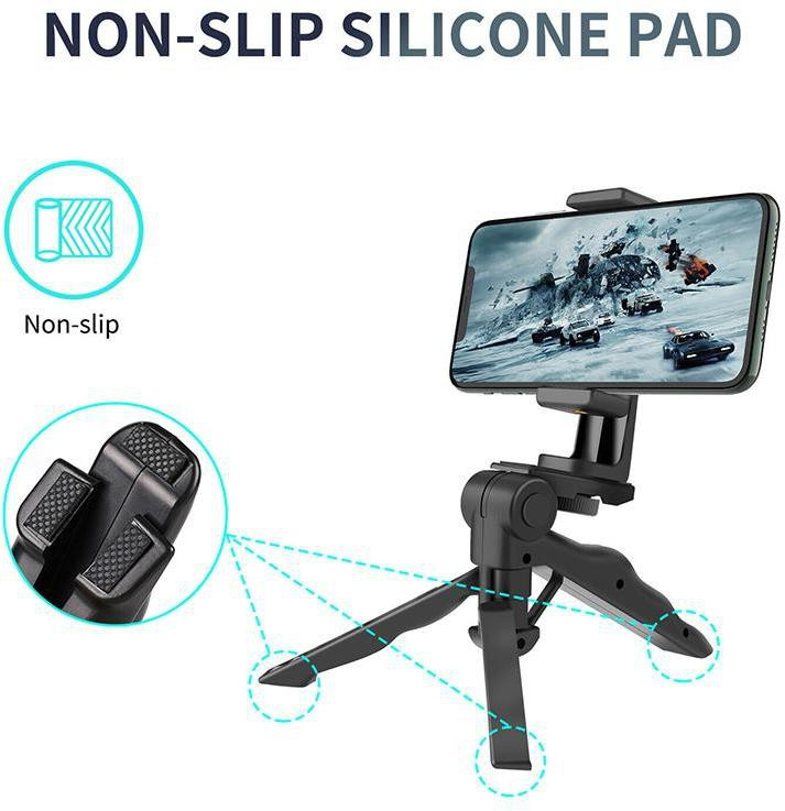 ASTOUND Pistol Grip Tripod with Universal Mobile Attachment-a38 Single Gimbal for Mobile, Camera image 1