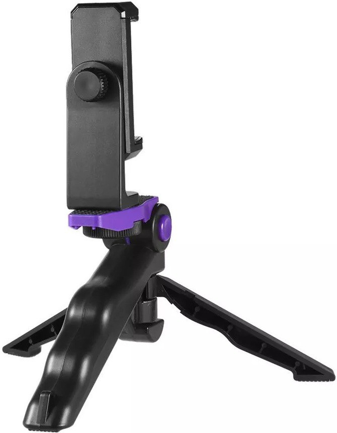 ASTOUND Mobile Holder Mini Tripod Camera Stand with Horizontal & Vertical Rotation -a49 Single Gimbal for Mobile, Camera image 1