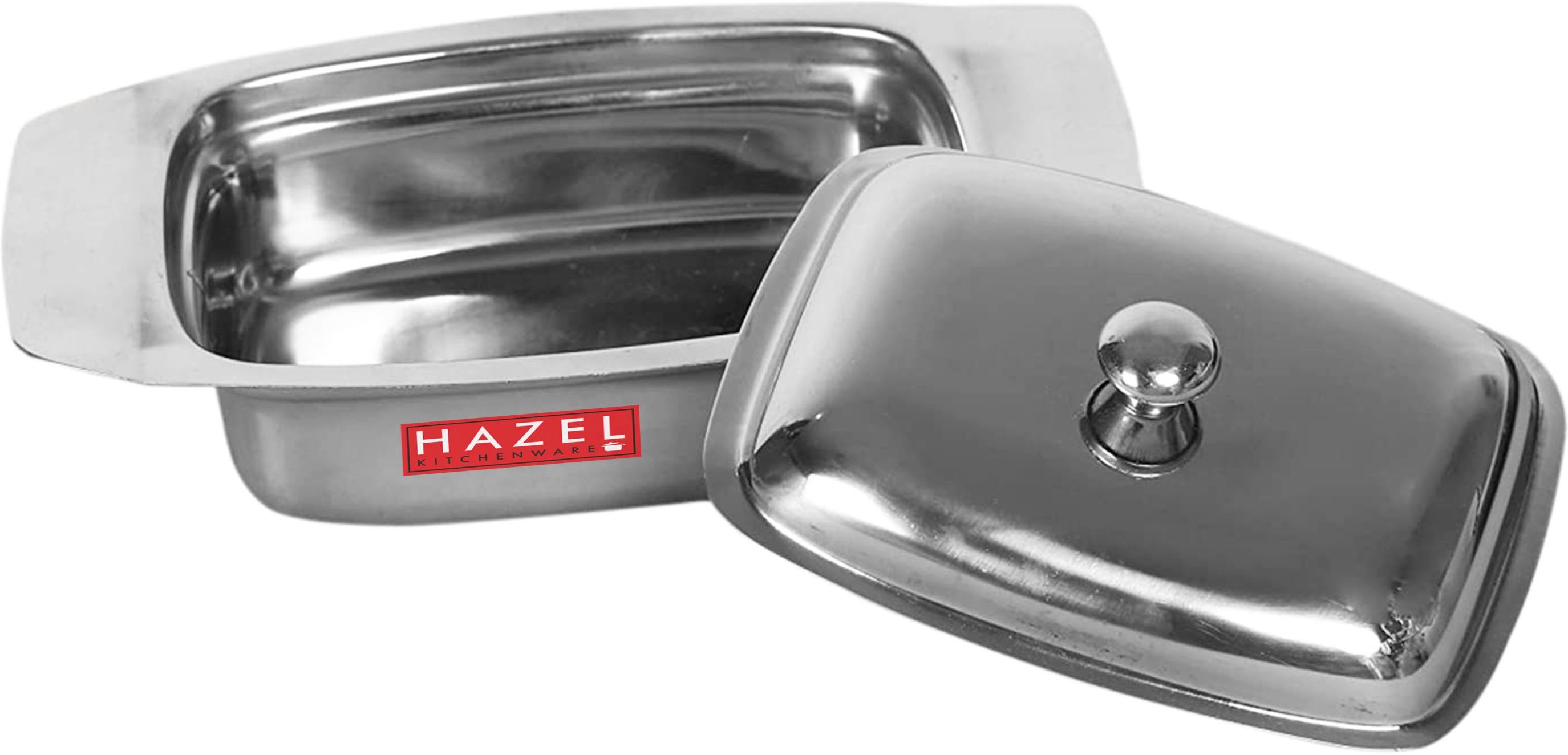 hazel Stainless Steel Butter Box with Lid with Cover Butter Storage Dish Serving Set-picture-10