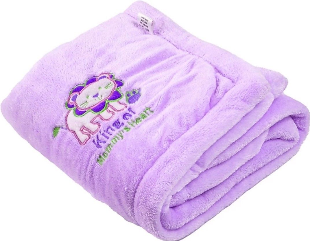 brandonn Embroidered Crib Crib Baby Blanket for AC Room-picture-26