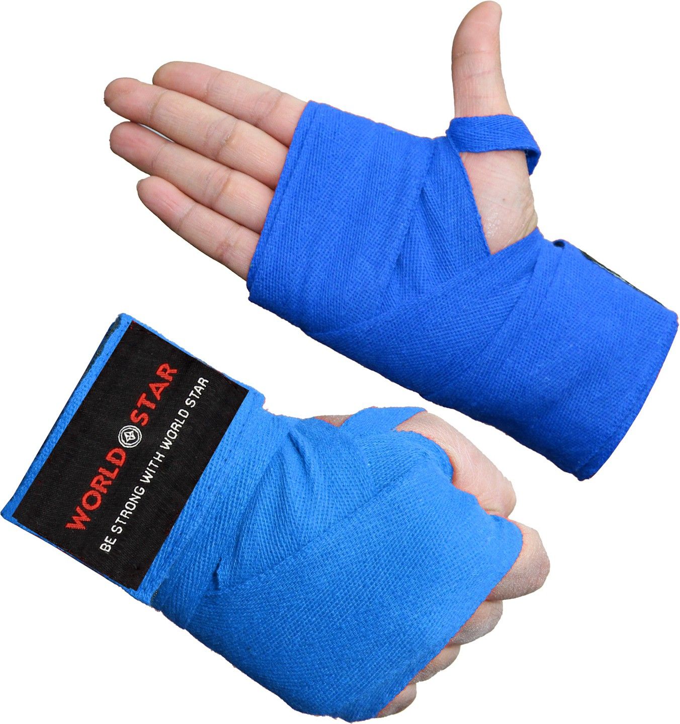 blue boxing hand warp cotton ( 108inches ) Boxing Hand Wrap-image-45