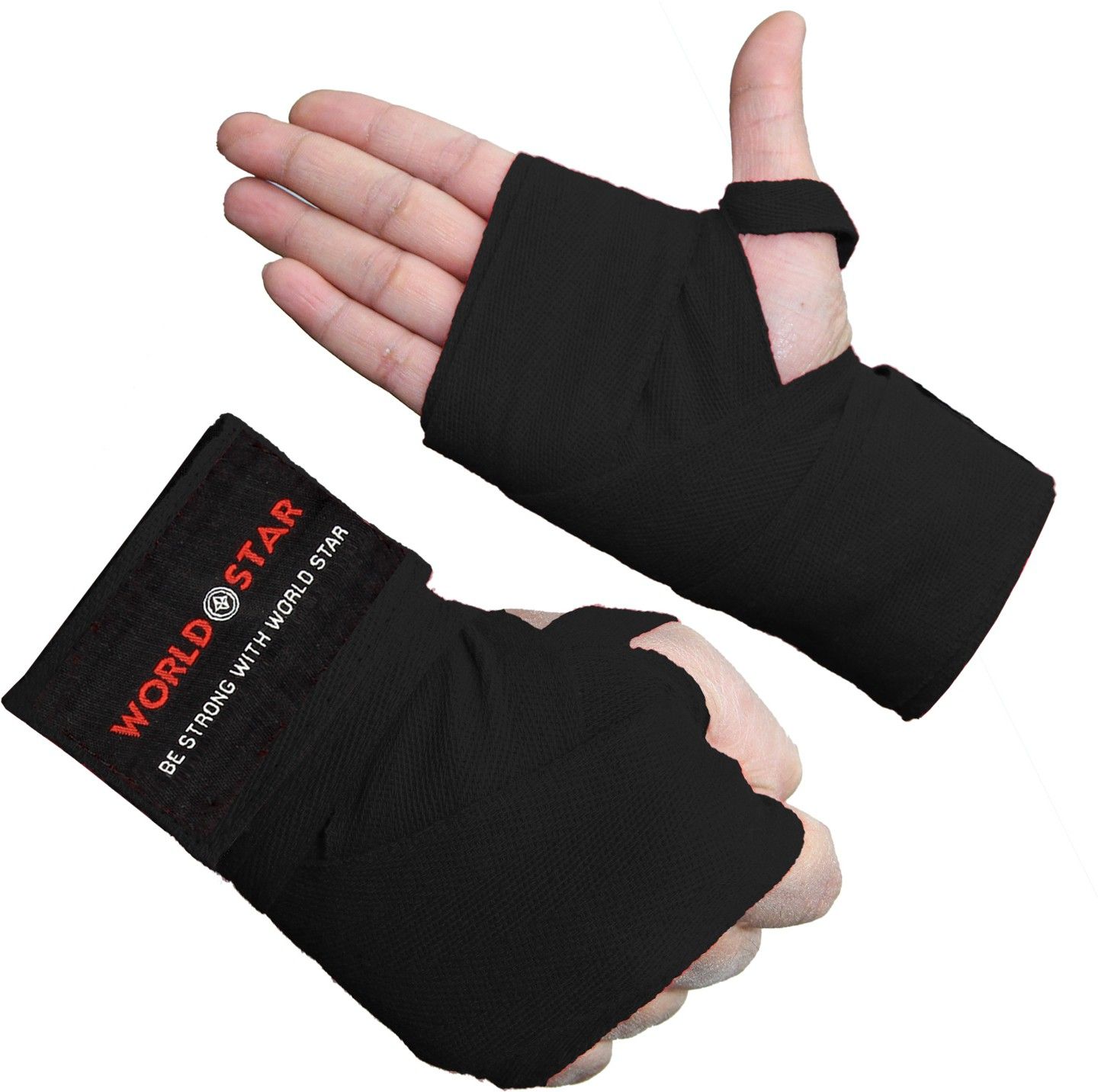 black boxing hand warp cotton ( 108inches ) Boxing Hand Wrap-image-16