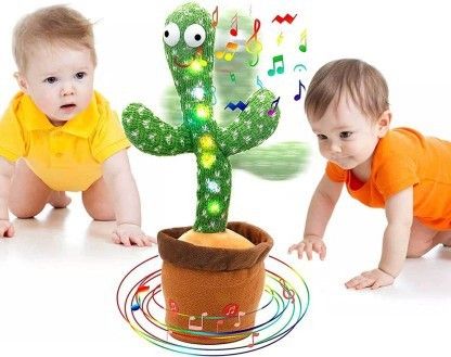 f a s t f r i e n d s New arrival Singing Cactus Toy Recording and Repeats What You Say (Green)-picture-15