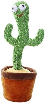 Kits Dancing Cactus Mimicry Toy – Singing Push Toy that repeats your voice (Mu-image-1