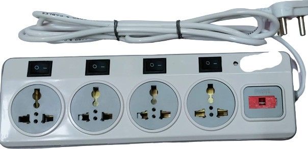 Akshita Ext-01186 4+4 Socket Extension Boards & Power Strip 1.5 YARD **White**-picture-12