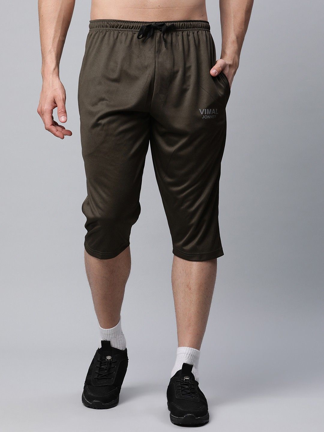 mack jonney Solid Men Three Fourths-picture-27