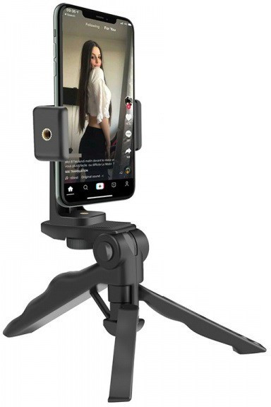 ASTOUND ADJUSTABLE MINI DESKTOP TRIPOD HOLDER-a2 Single Gimbal for Mobile, Camera image 1