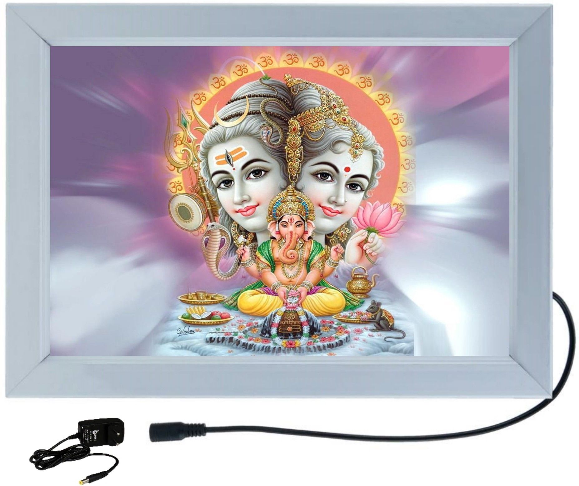 designing hub SHIV JI GANESH MODEL NO-03, 18 inch ELECTRONIC LED FRAME-picture-17