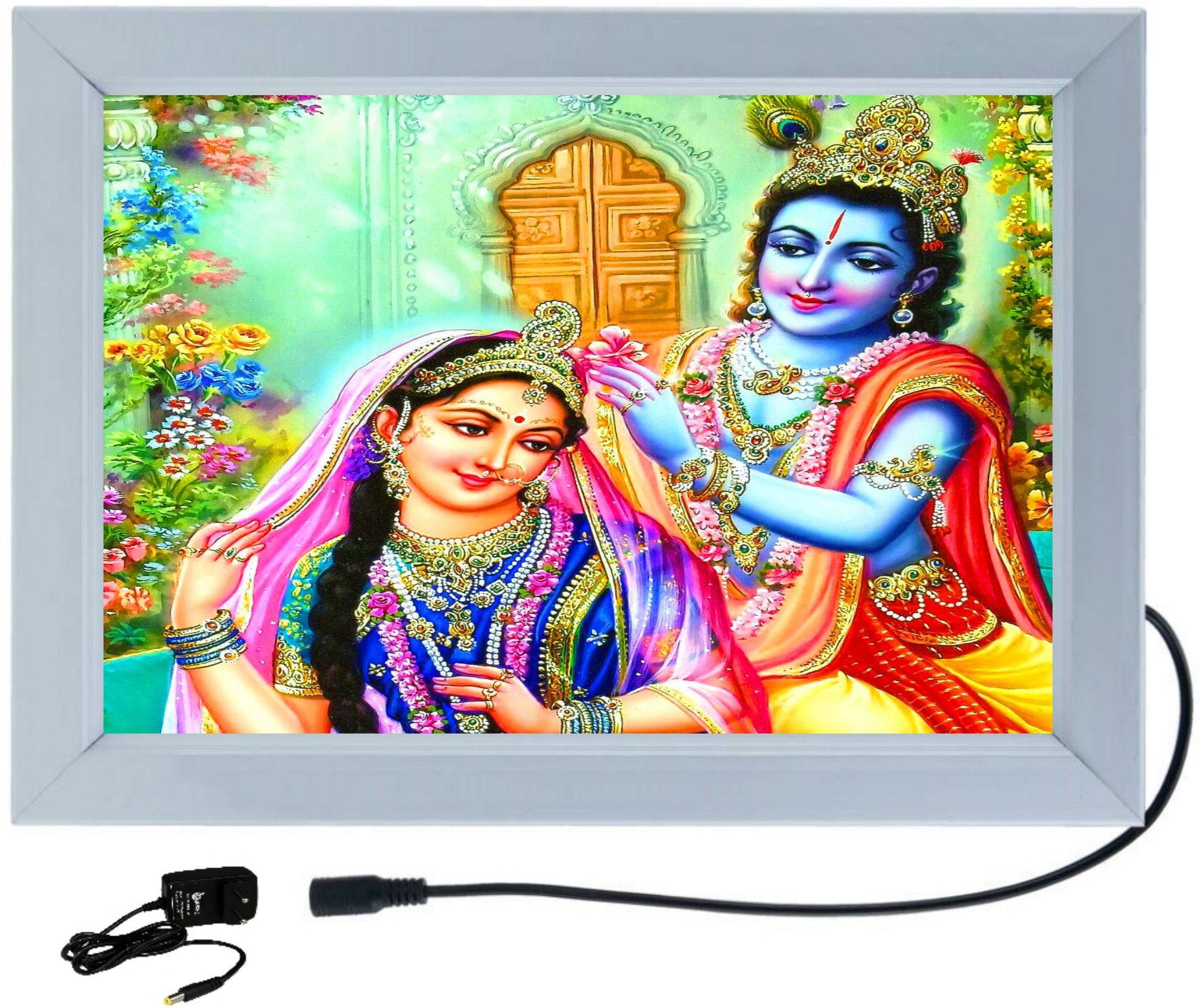designing hub RADHA KRISHAN MODEL NO-03, 18 inch ELECTRONIC LED FRAME-picture-35