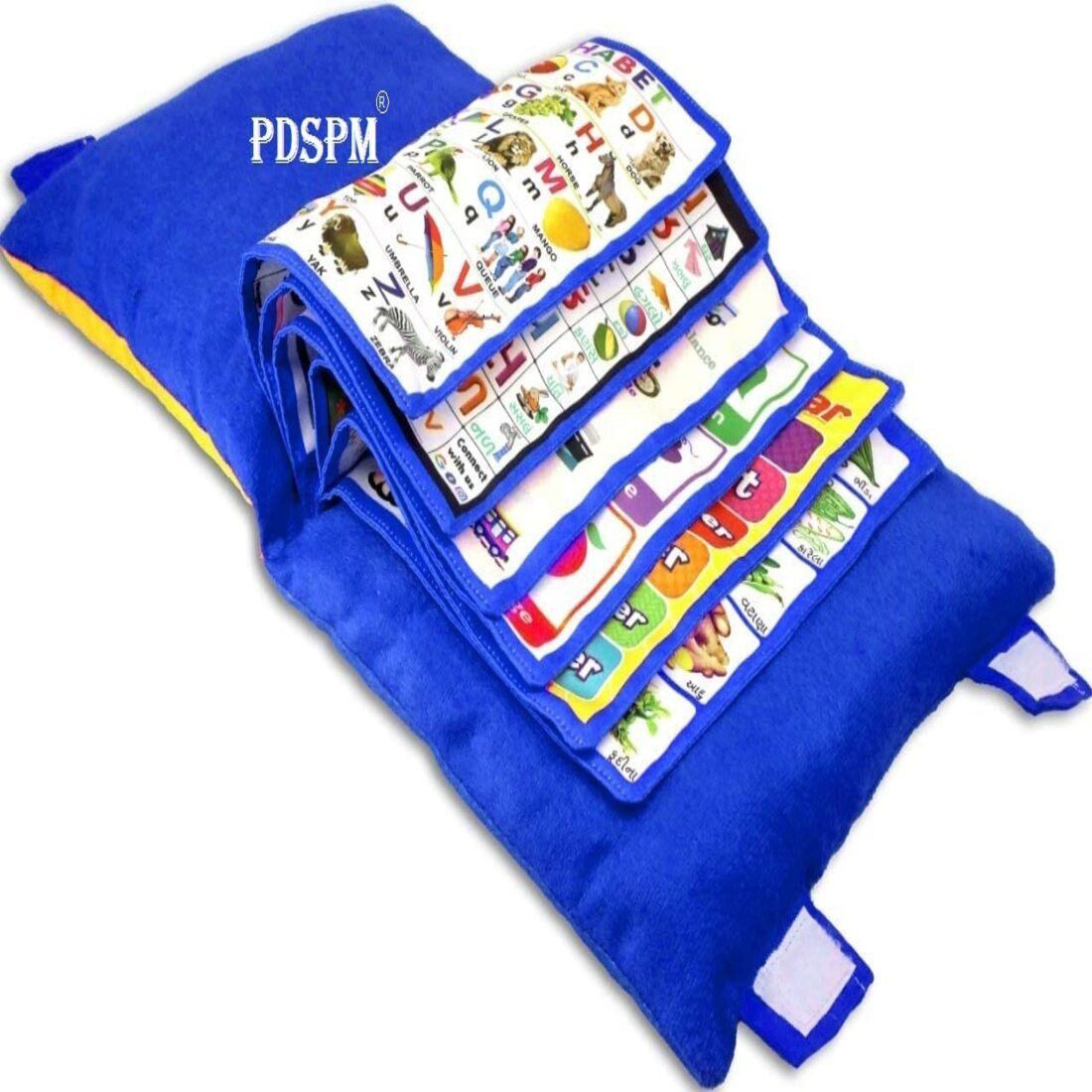 Learning Pillow Cotton Animals, Alphanumeric, Birds, Floral, Fruits, Toons & Characters, Nature Baby Pillow Pack of 1-image-23