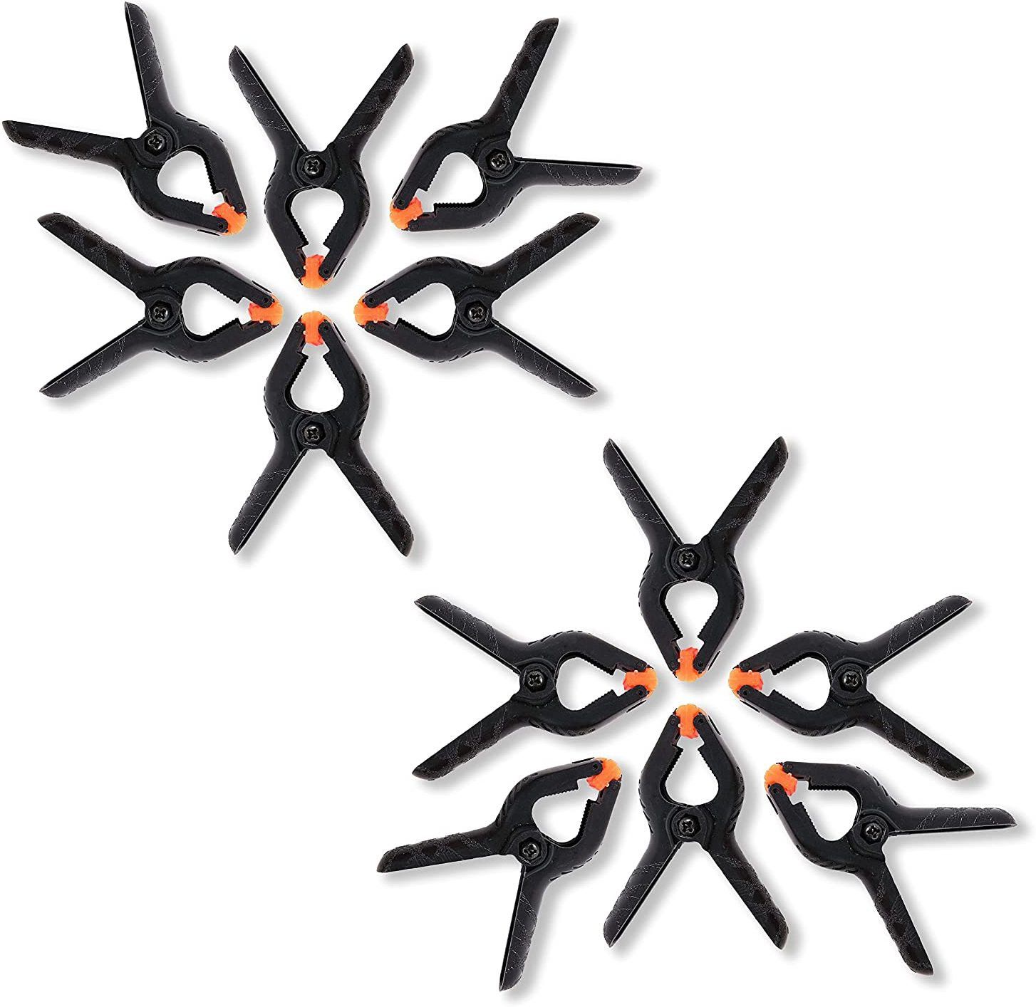 Hiffin ® 12 PCS Photography Backdrop Support Spring Clamp 4.3"/11cm for Background Black Reflector Umbrella-picture-13