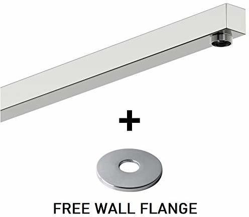 ANMEX (12") Stainless Steel Shower Arm with Wall Flange (High Quality Chrome Finish). Shower Arm-image-37