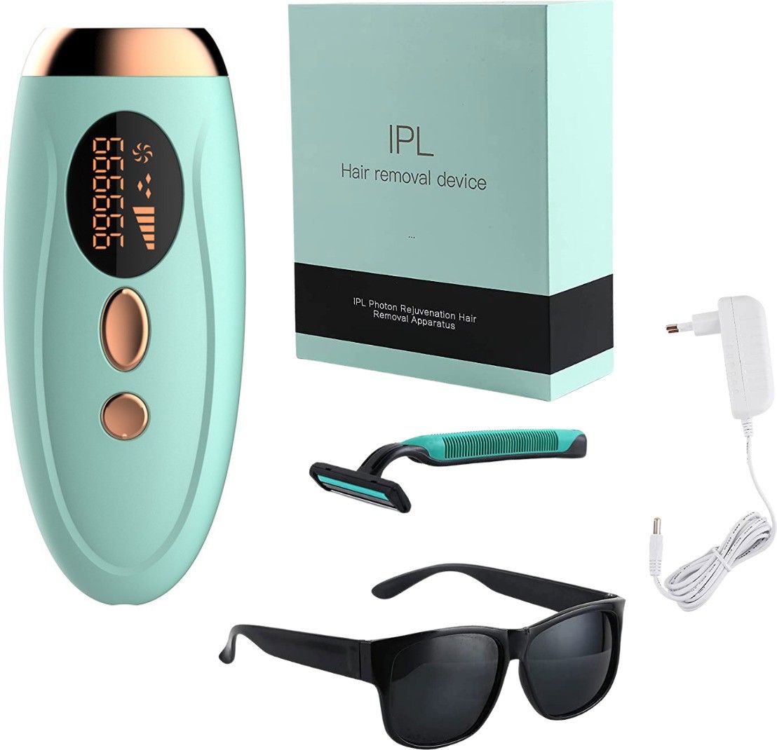 HIRNAYA Laser Hair Removal Device Men & Women for Bikini/Legs/Underarm/Arm/Body Corded Epilator