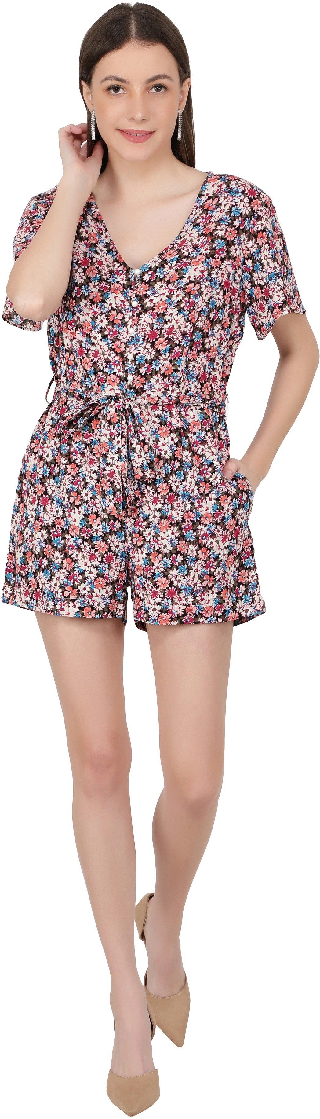 nuevosdamas Floral Print Women Jumpsuit-picture-28