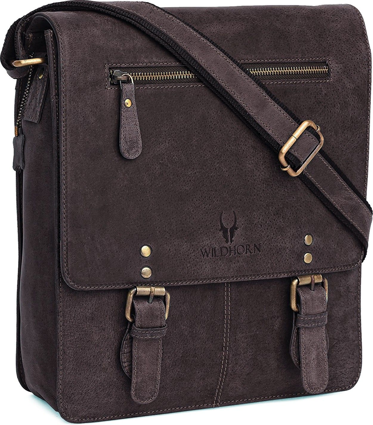 wildhorn Brown Men Sling Bag Genuine Leather Sling Messenger Bag-picture-10