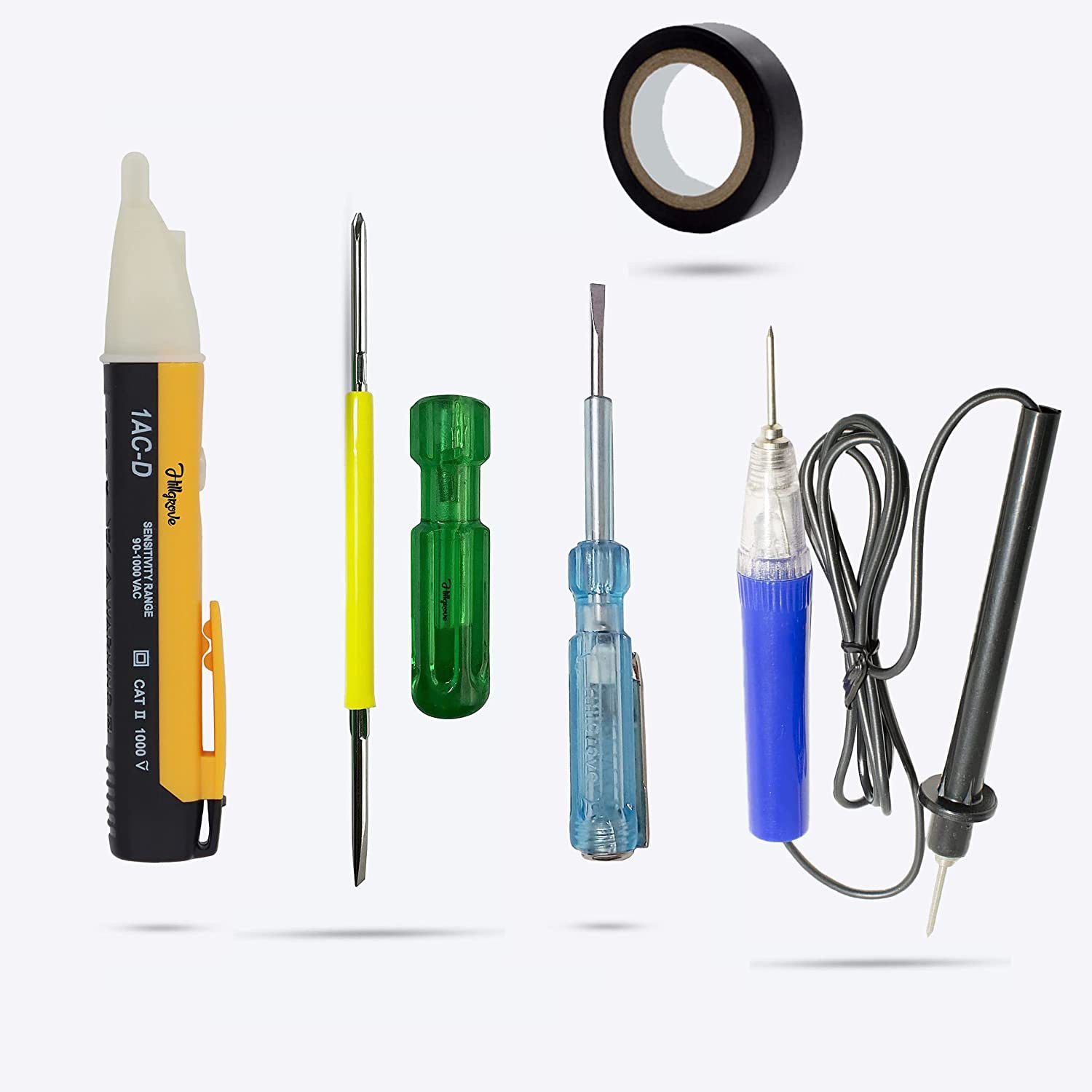 hillgrove Voltage Tester with Electrical Tape+Line Tester+Continuty Tester+Screwdriver Analog Voltage Tester-picture-28