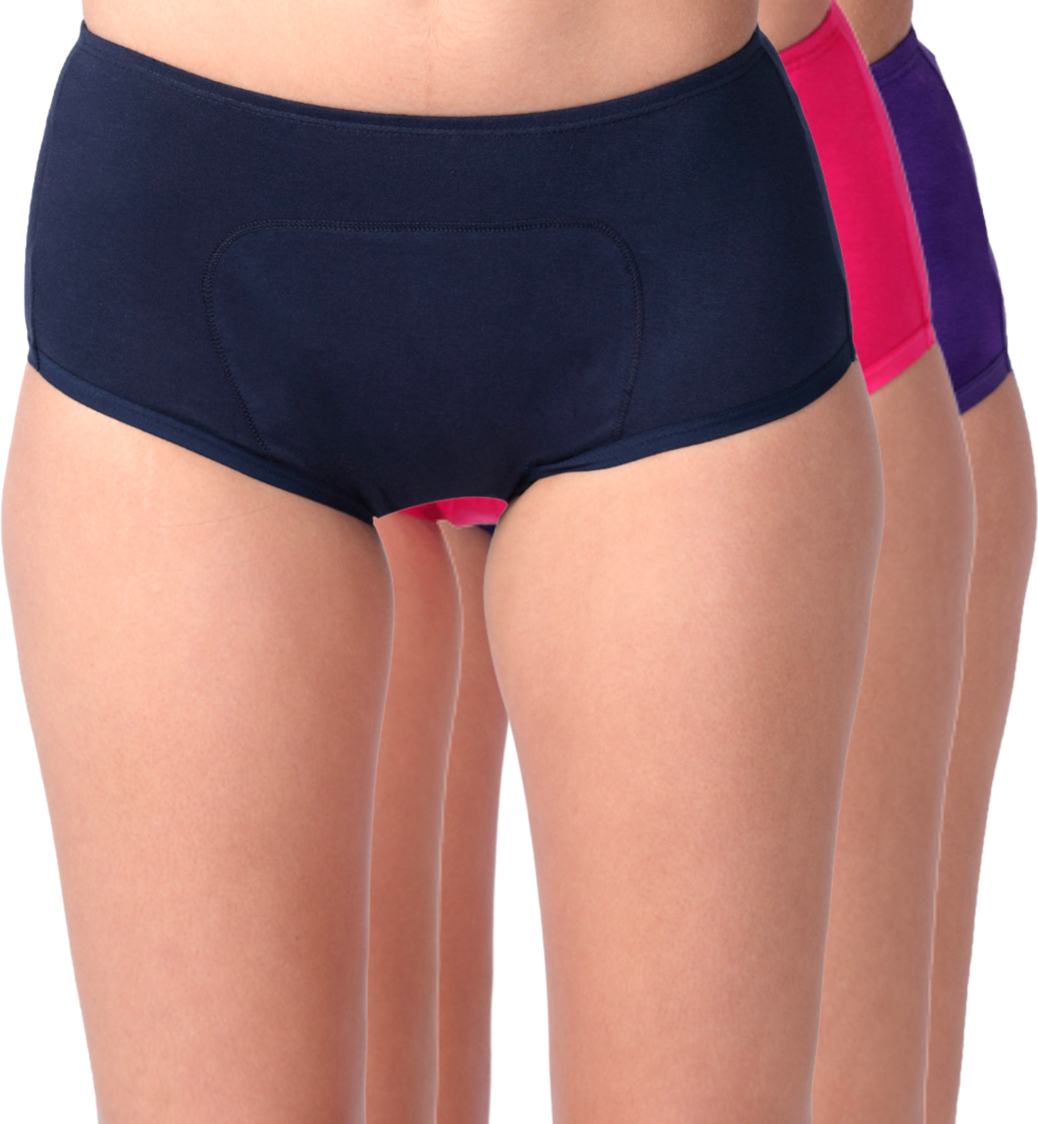 Pack of 3 Solid Women Boxer