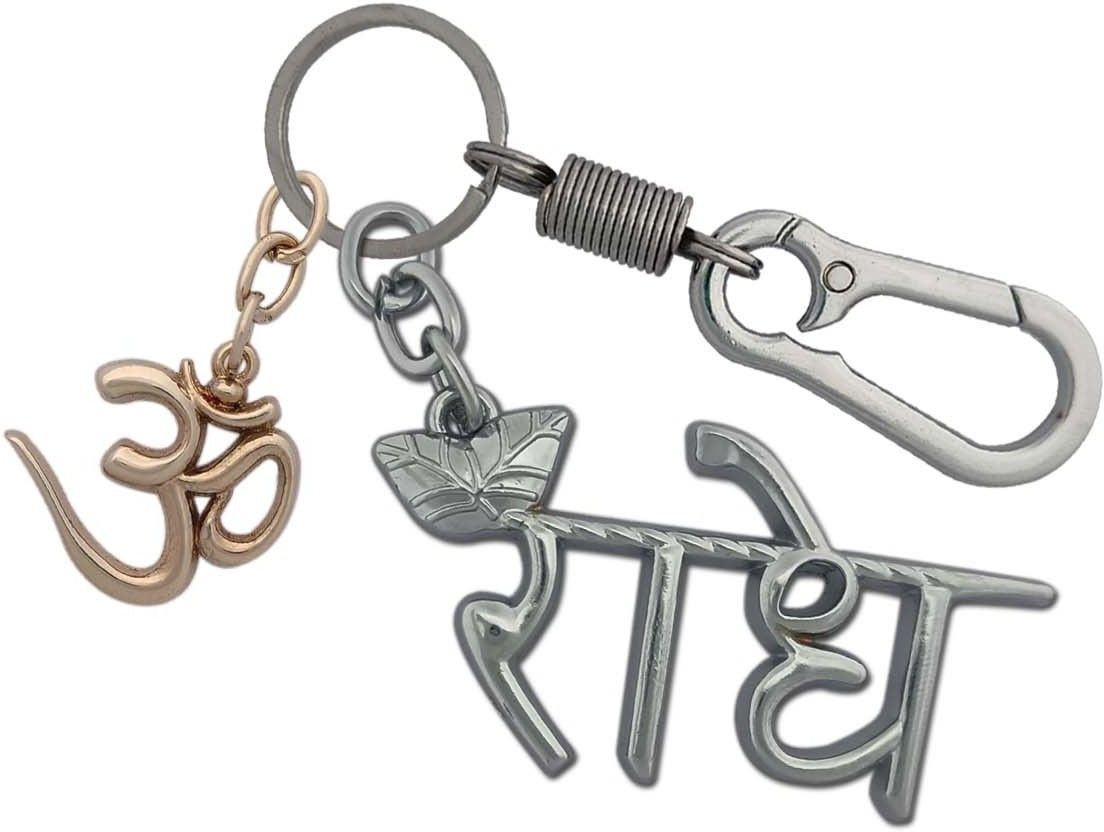 handsome isk High Quality Radhe stylish Locking Lock With Om Lighweight Locking Carabiner-picture-14