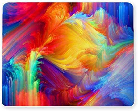 qivee COLOURFUL PRINTED Mouse Pad Non-Slip Base MousePad for Computer MOUSEPADS Mousepad image 1