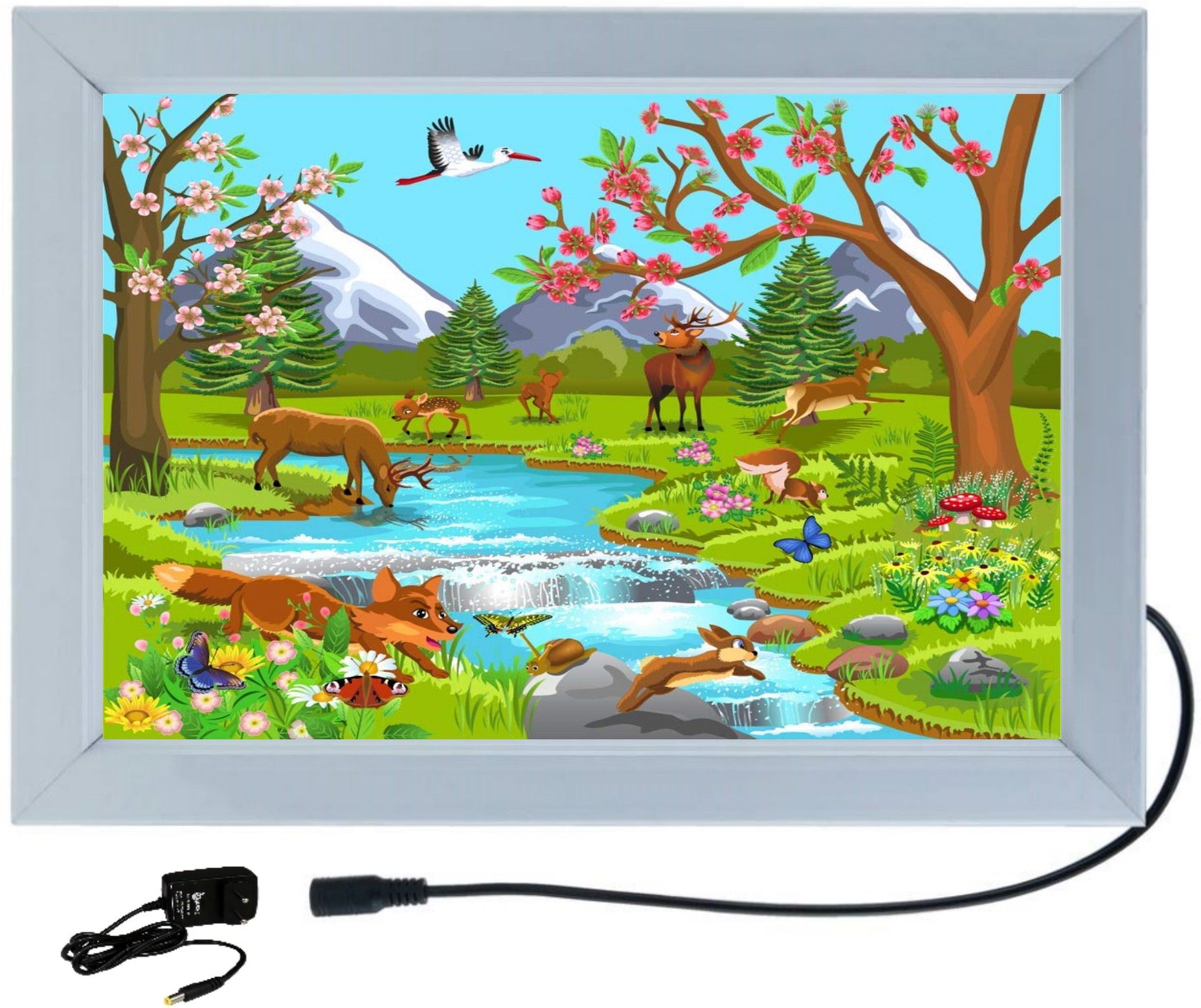 FOREST ANIMAL 18 inch ALUMINIUM LED FRAME-image-31