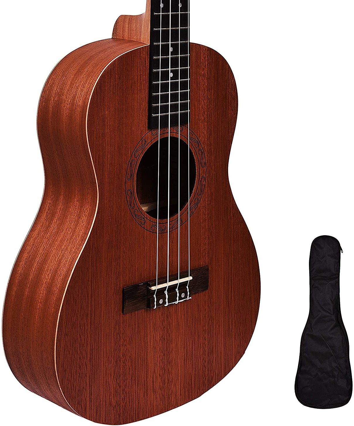kadence Wanderer Series Brown Mahogany wood Baritone Ukulele 30" (Baritone Acoustic) Baritone Ukulele-picture-12
