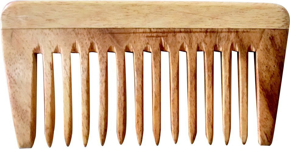 ginni marketing Neem Wooden Comb (Size- 4.5') image 1