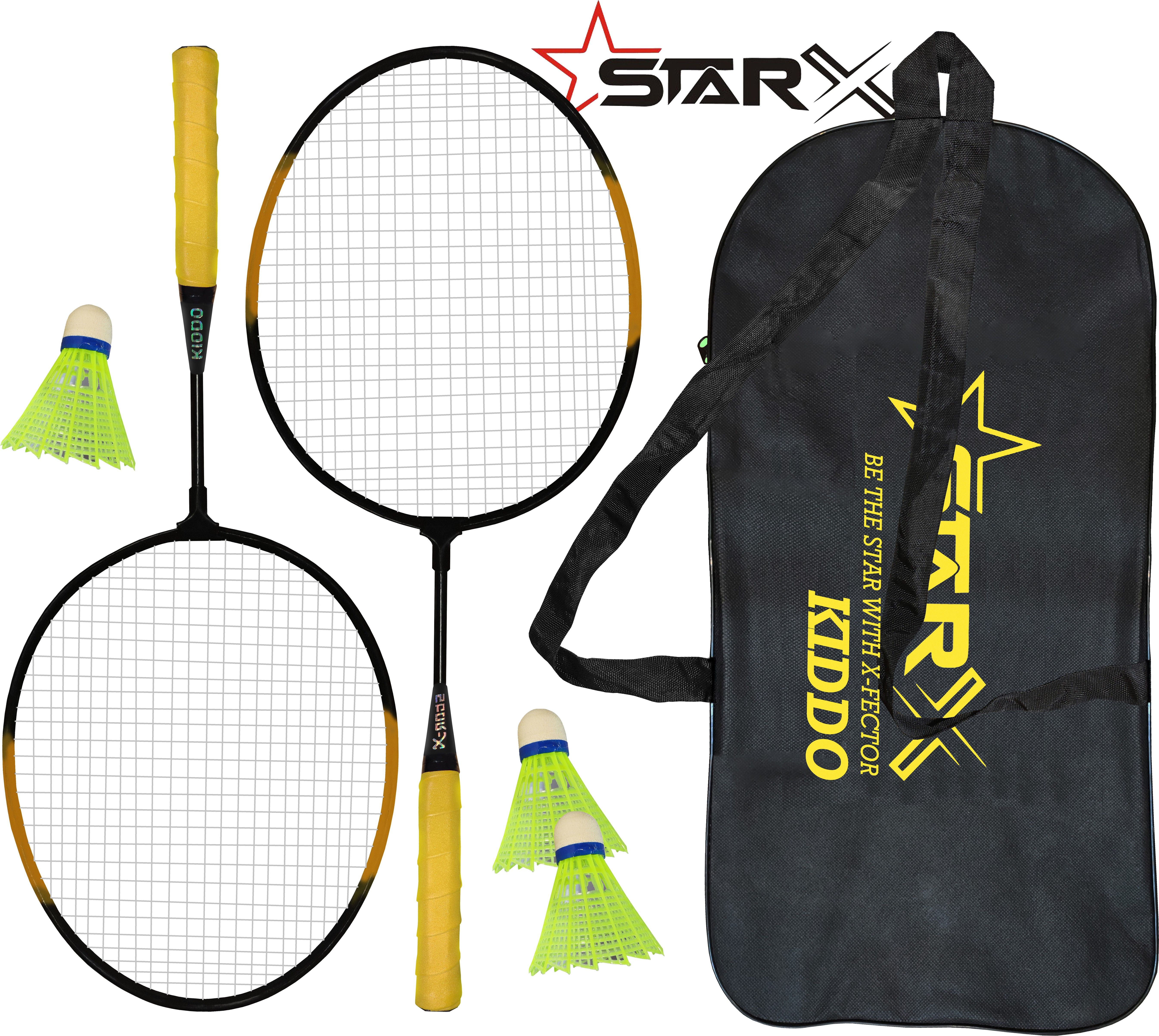 Kiddo Badminton Racket Kit for Kids with 3 Corks and Cover (Badminton for Kids) Badminton Kit
