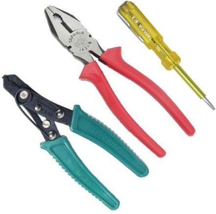 -Plier 1621-8inch,Tester813 with WS-06inch Wire Cutter Hand Tool Kit