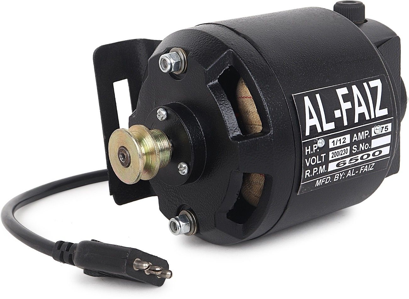 al-faiz (Ultra)Mat Black industrial Sewing Machine Motor 1/12 HP (copper winding) Electric Sewing Machine-picture-19