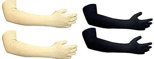Sun protection cotton arm sleeve Unisex summer, Winter arm protective SportsG6 Cycling Gloves-image-3