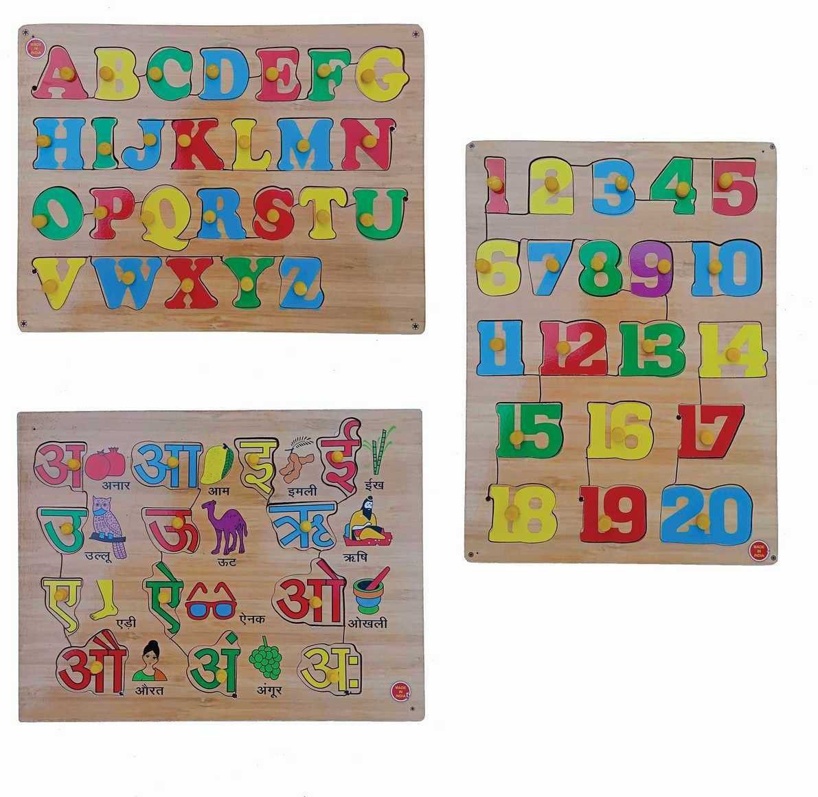 fireflies Capital Alphabet & Number Combo Puzzle with Knob for kids Learning toy-picture-10